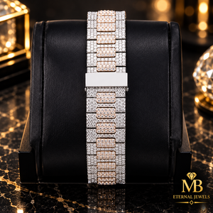 Reloj de Lujo para Hombre con Diamantes Cuadrados de 41 mm, Analógico de Cuarzo, Cristal de Zafiro, Hebilla de Aleación, Correa de Acero Inoxidable Citizen para Uso Diario - Product Image 4