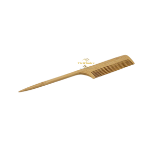 Peine de Bambú Natural con Diseño de Dientes Anchos para Desenredar y Masajear el Cuero Cabelludo - Product Image 6