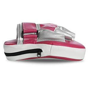 Mitaines de frappe incurvées professionnelles en cuir de vachette durable, sur mesure, pour la boxe et le Muay Thai AS-FP-28 - Product Image 3