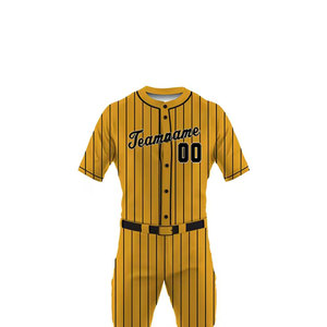 New Design Men <b>Baseball</b> Uniform Breathable Soft Stuff High Quality Latest Sports Training Wear <b>Baseball</b> Uniform for Player - Product Image 3