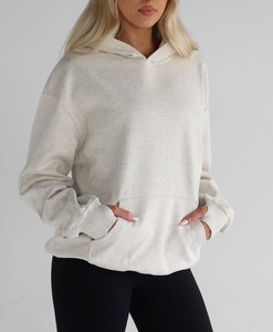 Sweat-shirt à capuche surdimensionné pour femme, idéal pour l'hiver, les activités de plein air, le jogging, le fitness, le yoga, vente en gros - Product Image 1
