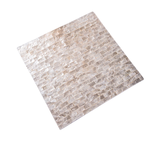 Modern Coastal Wedding Placemat <b>Round</b> Shell Charger Mother of Pearl <b>Table</b> <b>Mat</b> for Minimalist Wedding Theme - Product Image 2