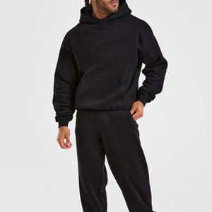 เสื้อฮู้ดดี้ผู้ชายคุณภาพสูงสำหรับฤดูหนาว ผ้าฝ้าย 100% ทรงโอเวอร์ไซส์ ระบายอากาศได้ดี สไตล์สตรีทแวร์ ปักโลโก้ตามสั่ง - Product Image 1