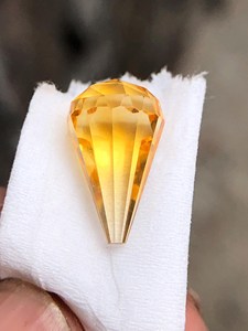 Natural Yellow <b>Citrine</b> Faceted Drop Cut Gemstone Loose Stone For Jewelry Making <b>Ring</b> Pendant Necklace - Product Image 5