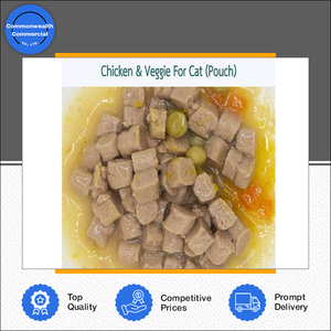 Aliments pour animaux de compagnie de qualité éprouvée, poulet et légumes pour chat et chaton, toutes races disponibles en conditionnement en sachet, provenant de Thaïlande - Product Image 5