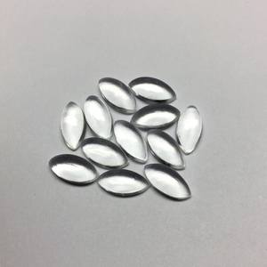 Cabochon en cristal naturel poli à dos plat, forme marquise, pierre précieuse en vrac pour la fabrication de bijoux, vente en gros, approvisionnement en vrac - Product Image 1