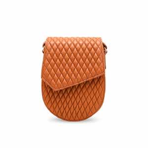 Pochette cosmétique formelle moutarde pour femme P97502 - Product Image 3