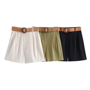 ZATRHMBM Pantalones Cortos Bermuda de Verano para Mujer 2026, Nuevos, Deportivos, Clásicos, Vintage, Cintura Media Elástica, Pierna Ancha, Transpirables, de Secado Rápido - Product Image 6