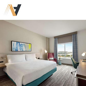 Ensemble de meubles de chambre d'hôtel en MDF durable pour la rénovation et la réaménagement de chambres d'hôtes commerciales Hilton Garden Inn - Product Image 2