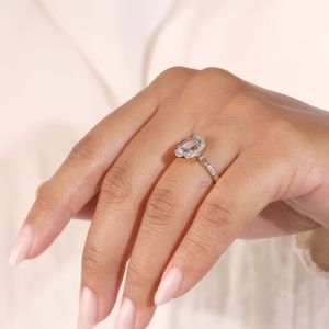 IGI Certified Princess Cut Diamond <b>Ring</b> Unique Diamond <b>Ring</b> with Artistic Design White Gold Diamond <b>Ring</b> From <b>Indian</b> Supplier - Product Image 3