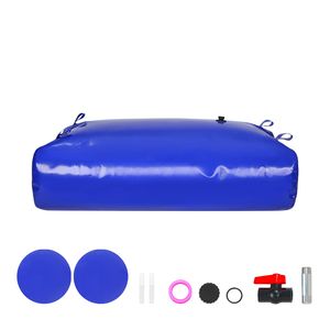 Serbatoio d'Acqua Pieghevole in PVC Blu 1000D da 540L/142,7 Galloni per Camper, Grande Capacità - Product Image 1