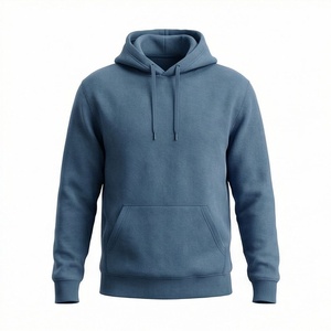 Sweat à capuche pour homme 100 % coton, design personnalisé, coupé-cousu, teint uni, 400 GSM, en molleton bouclette, style streetwear hiver, motif uni - Product Image 1