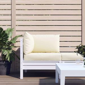 Coussin de palette d'extérieur blanc crème, qualité supérieure, oreillers et housses de siège pour patio - Product Image 1