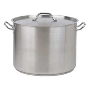 Premium Stainless Steel Stockpot with Lid Induction Compatible <b>Deep</b> Cooking Soup Pot Heavy Duty Cookware - Product Image 3
