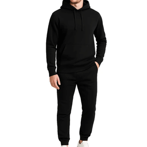 Ensemble de survêtements de sport pour hommes, deux pièces, imprimé, durable, de haute qualité, 100 % coton, best-seller - Product Image 3