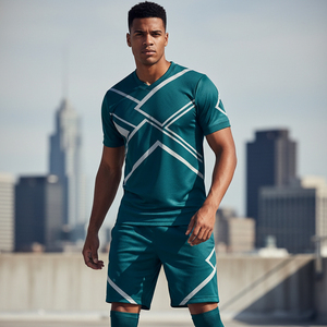 Stylish Sublimated <b>Soccer</b> Uniform Custom Pattern Team Football Jersey Quick Dry Lightweight Men Match Sportswear Wear - Product Image 3