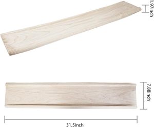 Bandeja Decorativa de Madera de Lujo con Portavelas de Cerámica en Forma de Calabaza, Decoración Rústica para Mesa - Product Image 4