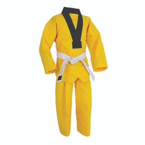 Uniformes de Taekwondo WTF Star Works, 380g, Poliéster y Algodón, Unisex, Logotipo Frontal Personalizado, Color Personalizado, Duradero, Cómodo, Secado Rápido - Product Image 1
