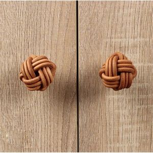 Newly Made Design Rattan Knobs Woven Rattan Knobs Wicked Rattan Knobs Cabinet Rattan Knobs Drawer Knob At very best Price - Product Image 4