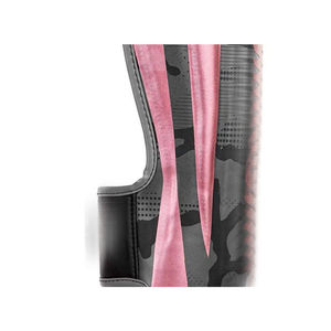Protège-tibias en cuir de vachette personnalisés en gros, professionnels pour MMA, Muay Thai, Kickboxing, réglables, élastiques et respirants - Product Image 5