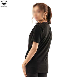 T-shirt uni personnalisé pour femme grande taille, prix compétitif, tissu respirant, vêtement streetwear pour femme - Product Image 4