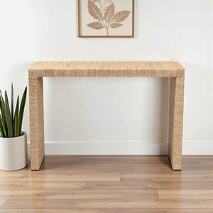 Mesa de consola Bohemia moderna DreamCraft con algas marinas y madera para almacenamiento de entrada Origen de Vietnam - Product Image 2