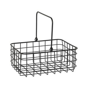 Cesta de Servilletas de Hierro para Cocina Contemporánea, para Decoración Moderna de Mesa, con Acabado Metálico - Product Image 3