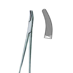 Pinzas de sujeción Heaney de 24-25 cm, instrumentos manuales de microcirugía, con inserto de carburo de tungsteno TC, de acero inoxidable quirúrgico - Product Image 6