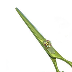 Ciseaux de barbier en titane arc-en-ciel de haute qualité, ciseaux de coiffure professionnels pour usage en salon, fabriqués au Pakistan - Product Image 5
