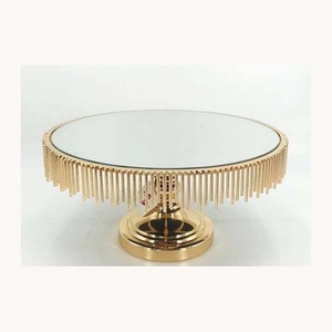 Stylish Metal White Color Cake Stand New Design Customized Cake Pastry Serving <b>Tray</b> New Arrival Home Decoration - Product Image 4