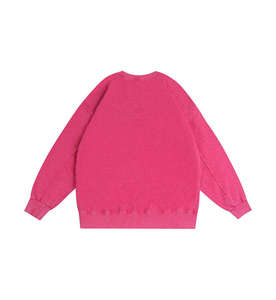 เสื้อสเวตเตอร์ไหมพรมเฟรนช์เทอร์รี่เนื้อหนาแบบสั่งทำพิเศษสำหรับผู้ชาย OEM 2026 พร้อมโลโก้  ทรงโอเวอร์ไซส์ ไหล่ตก  สำหรับฤดูใบไม้ร่วง  แบบยูนิเซ็กส์ - Product Image 4