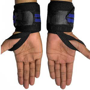 Muñequeras Deportivas Antideslizantes, Transpirables, Elásticas, con Doble Tira y Lazos para el Pulgar, para Entrenamiento, Fisicoculturismo y Levantamiento de Pesas - Product Image 6