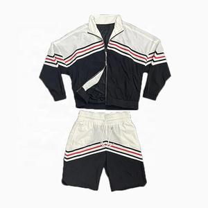 New collection Logo zip up lightweight polyester nylon <b>wind</b> <b>breaker</b> men track suits unisex wholesale windbreaker tracksuit set - Product Image 2