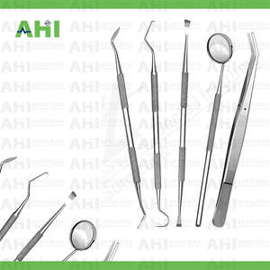Kit Profesional de Higiene Dental AHI, Juego de 5 Piezas de Escaladores de Acero Inoxidable, Limpieza Profunda de Dientes, Manual, CE, Garantía de 3 Años, Clase I, Uso Doméstico - Product Image 5
