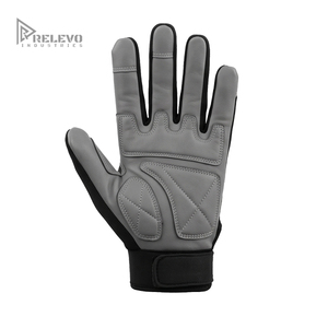 ถุงมือช่างงานหนักแบบกำหนดเองสำหรับ OEM พร้อมแผ่นยาง TPR ป้องกันข้อนิ้ว  บุหนังสังเคราะห์บริเวณฝ่ามือ  ลดแรงสั่นสะเทือน  สำหรับงานยุทธวิธี - Product Image 3
