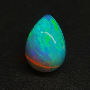 Natural Ethiopian Fire <b>Opal</b> Cabochon Pear Shape Gemstone Wholesale Loose <b>Opal</b> Jewelry Making Stone - Product Image 4