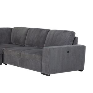 Divano Componibile Melody Grey per Soggiorno, Comodo e Funzionale - Product Image 3