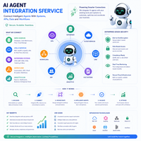 AI Agent SaaS Development Scalable Intelligent Automation Agent Software for Enterprise Collaboration Customer Services Secure