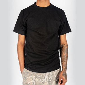 T-shirts personnalisés en gros, broderie et gaufrage sur coton pour hommes, marque privée, livraison rapide, approvisionnement en gros - Product Image 6