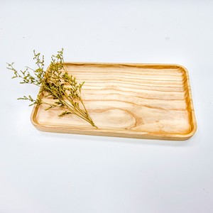 Assiettes de service rectangulaires en bois de frêne, design minimaliste, durables, de qualité alimentaire, lavables au lave-vaisselle, écologiques, style japonais - Product Image 1