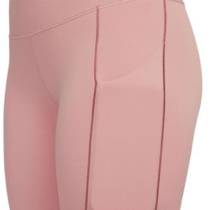 Femmes actif haut court Scrunch Leggings ensemble d'entraînement sans couture côtelé Fitness Yoga vêtements Gym pansement fermeture éclair bouton porter solide - Product Image 4
