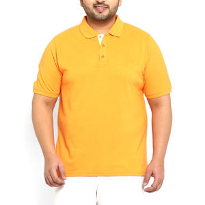 Polo homme uni à manches courtes pour l'été, polo à boutons à carreaux tendance, polo décontracté pour le golf - Product Image 1