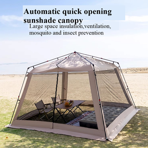 Outdoor <b>Waterproof</b> Camping <b>Tent</b> For Family Hiking Travel Use In All Weather Conditions Worldwide Adventures - Product Image 4