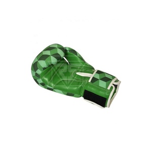 Fabricantes de guantes de boxeo personalizados ganadores de cuero resistente Pu guantes deportivos de perforación para la venta - Product Image 3
