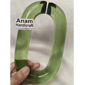 Adornos de Pared de Cadena Acrílica Modernos Personalizados, Hechos a Mano, Adornos Colgantes de Resina Modernos para Decoración del Hogar, Listos para el Festival Diwali - Product Image 4