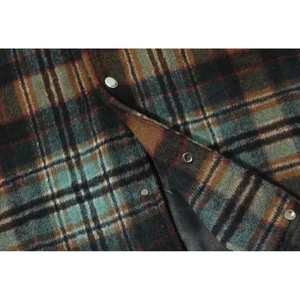 Camisas de Franela de Manga Larga a Cuadros con Botones, Estilo Urbano, Precio Mayorista de Fábrica de Ropa, Prendas Hechas a Medida - Product Image 6