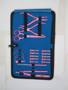 Kit de pinces pour extensions de cheveux, pinces de retrait de kératine, mini-ciseaux avec outils à boucles pour extensions de cheveux, pinces à 2 trous - Product Image 6