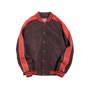 Chaqueta de Béisbol al por Mayor con Parches de Logotipos Personalizados y Combinaciones de Colores Personalizadas para Clubes Universitarios y Asociaciones Deportivas - Product Image 1