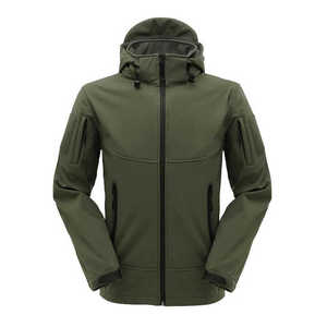 Chaqueta Softshell para Hombre, Impermeable, de Secado Rápido, con Cierre Frontal y Logotipo, Precio de Fábrica al Por Mayor, Personalizable, Alta Calidad, 2026 - Product Image 1