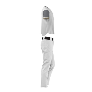 Ensemble complet d'uniforme de baseball rétro / Maillot et pantalon brodés marron, tenue d'équipe personnalisée avec sublimation intégrale, style rétro, avec casquette et chaussettes - Product Image 4